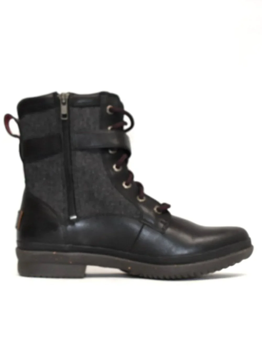 New! Ugg Kesey Waterproof Boot Black Wool Size 8 1005264 DD540